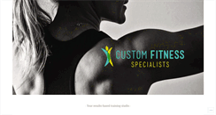 Desktop Screenshot of customfitnessspecialists.com